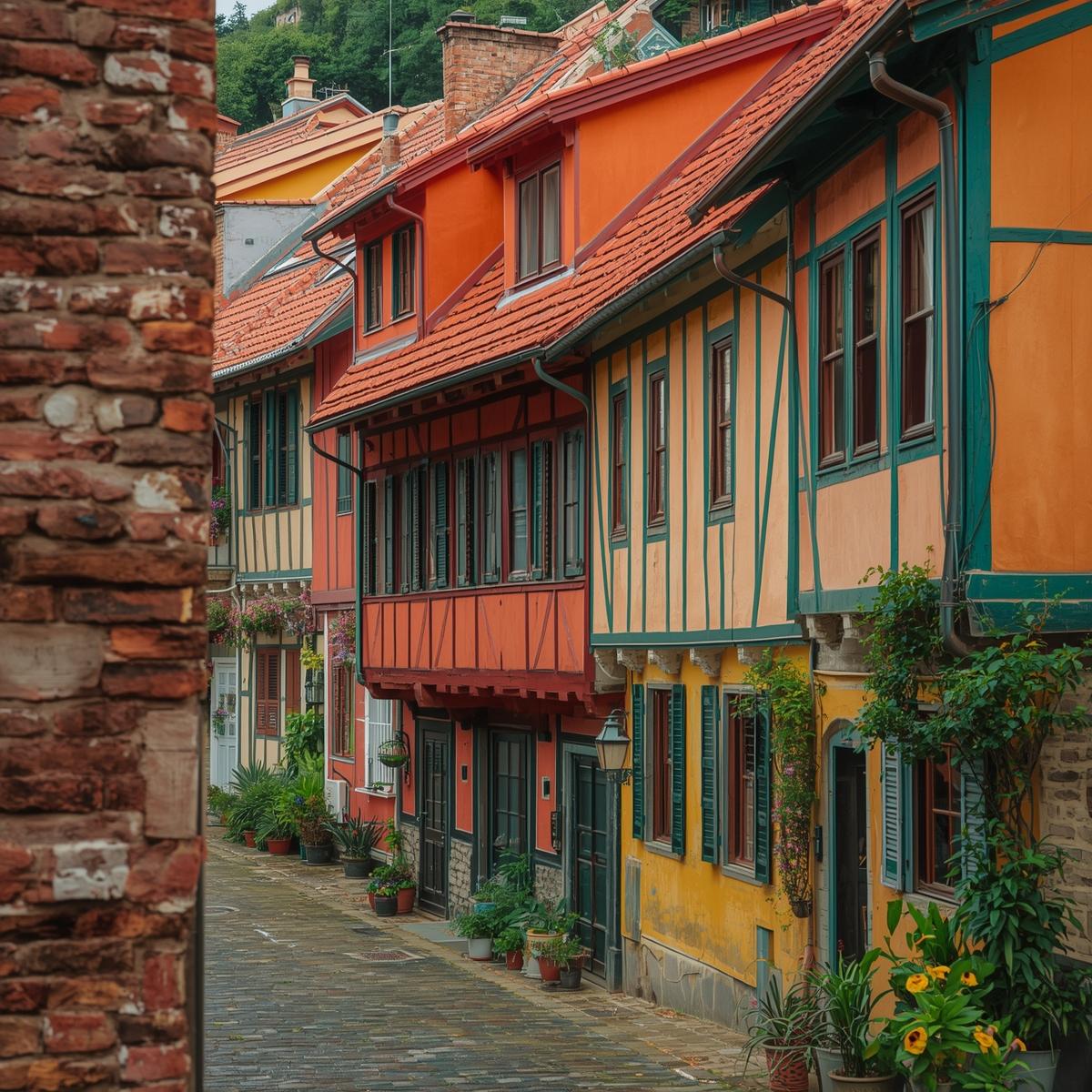 create image for traveling blog website so i can use in my pages like houses, waterfall, ocean, metros and many others it should be foreign country. create single single image for each