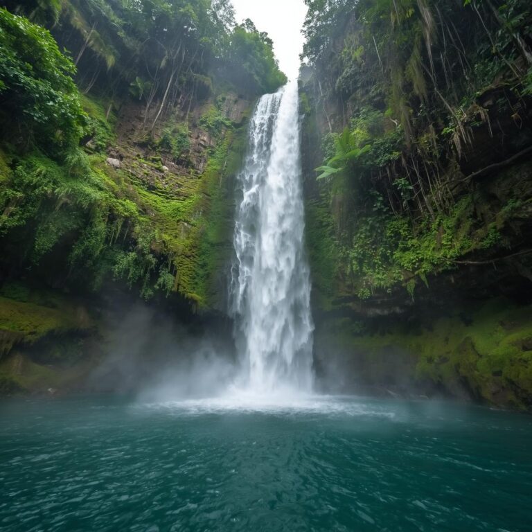 create image for traveling blog website so i can use in my pages like waterfall it should be foreign country. create single single image for each